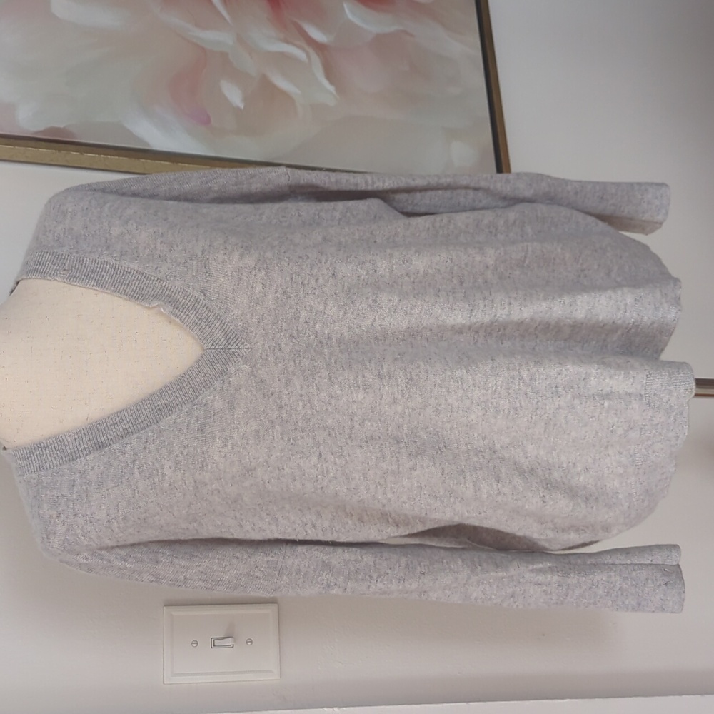100% Cashmere Grey J. Crew Sweater, Size S